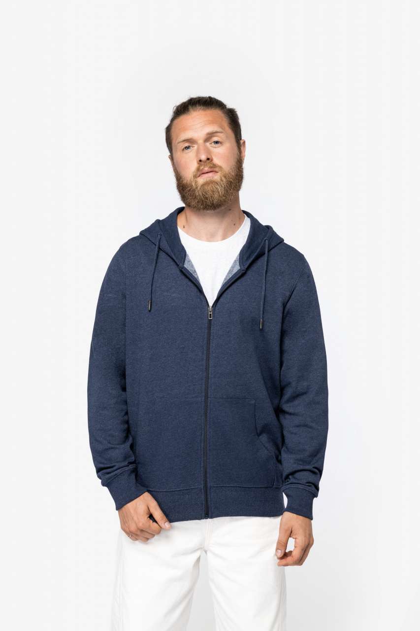 NS412 ECO-FRIENDLY UNISEX RECYCLED FULL ZIP HOODED SWEATSHIRT – Obrázok 9