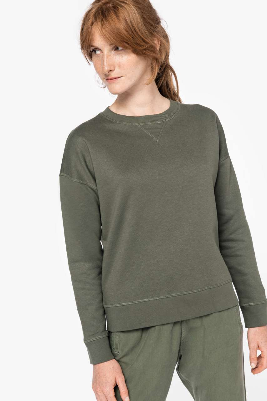 NS420 ECO-FRIENDLY LADIES’ DROP-SHOULDER SWEATSHIRT – Obrázok 3