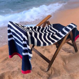 OLIMA „SAILOR” BEACH VELOUR TOWEL