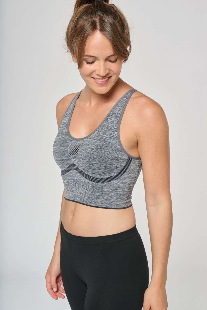PA031 LADIES' SEAMLESS ADJUSTABLE SPORTS BRA