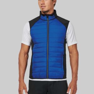 PA235 DUAL-FABRIC SLEEVELESS SPORTS JACKET