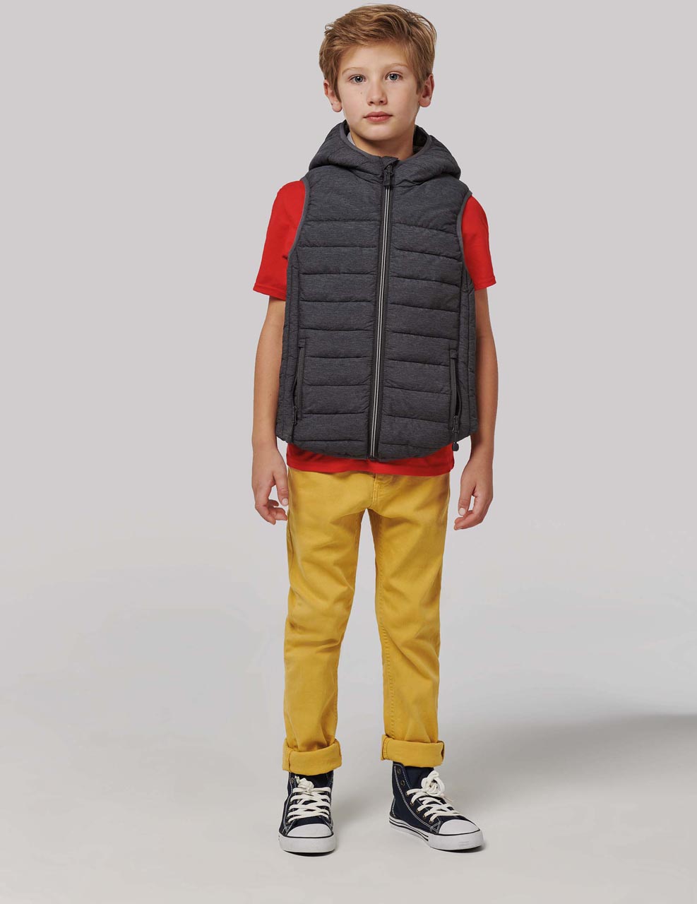 PA238 KID'S HOODED BODYWARMER – Obrázok 4