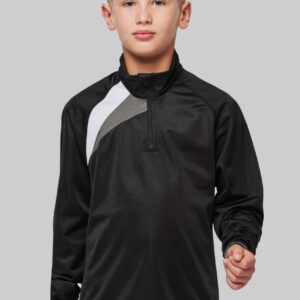 PA329 KIDS' ZIP NECK TRAINING TOP