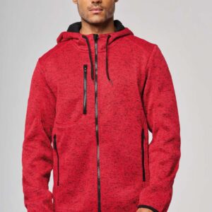 PA365 MEN'S HEATHER HOODED JACKET
