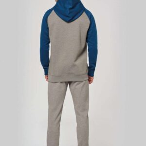 PA369 ADULT TWO-TONE HOODED SWEATSHIRT