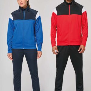 PA390 ADULT ZIPPED TRACKSUIT JACKET