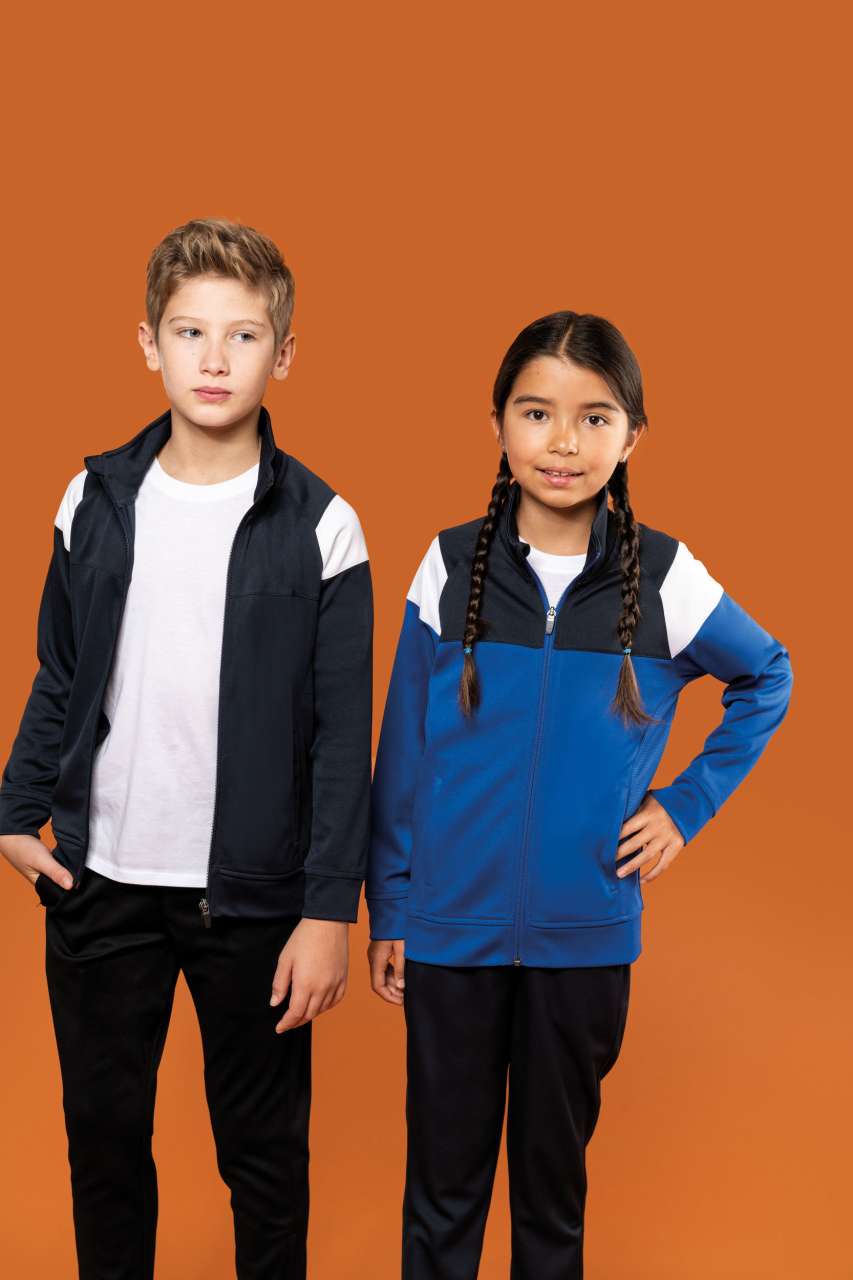 PA391 KIDS ZIPPED TRACKSUIT JACKET