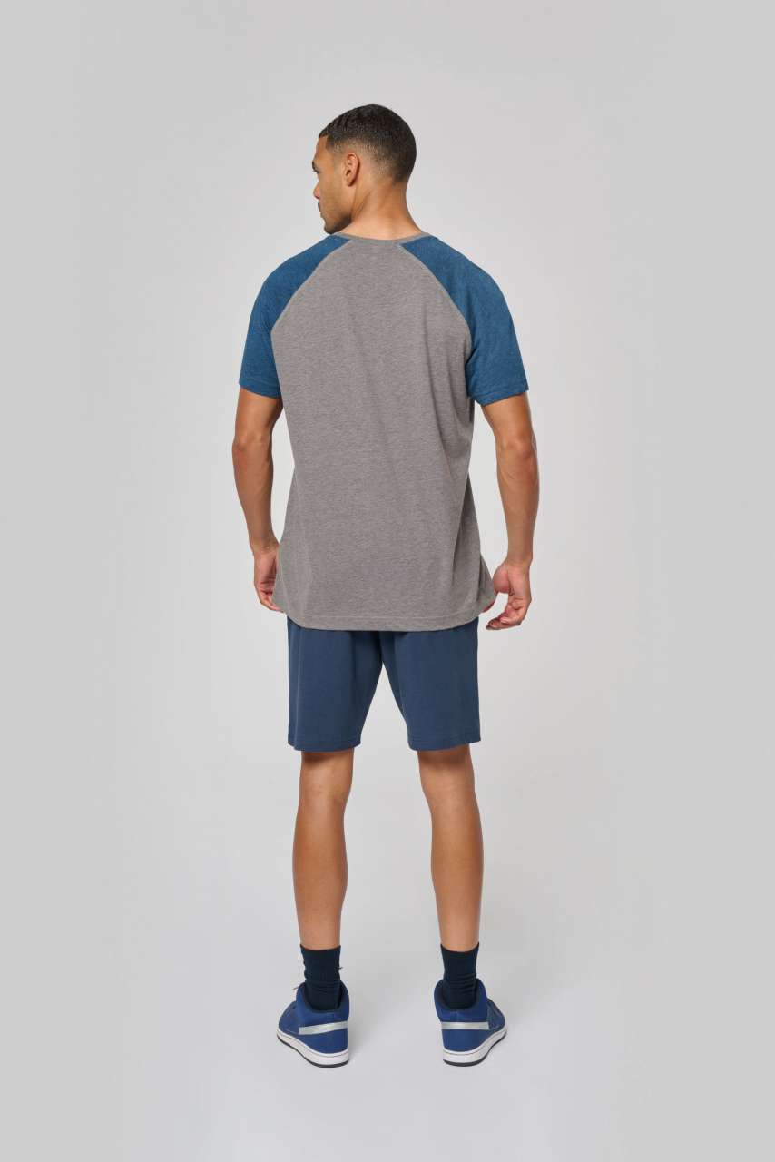 PA4010 ADULT TRIBLEND TWO-TONE SPORTS SHORT-SLEEVED T-SHIRT – Obrázok 3