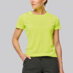 PA4013 LADIES' RECYCLED ROUND NECK SPORTS T-SHIRT