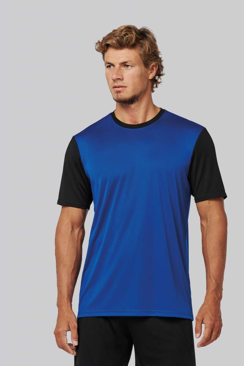 PA4023 ADULTS' BICOLOUR SHORT-SLEEVED T-SHIRT