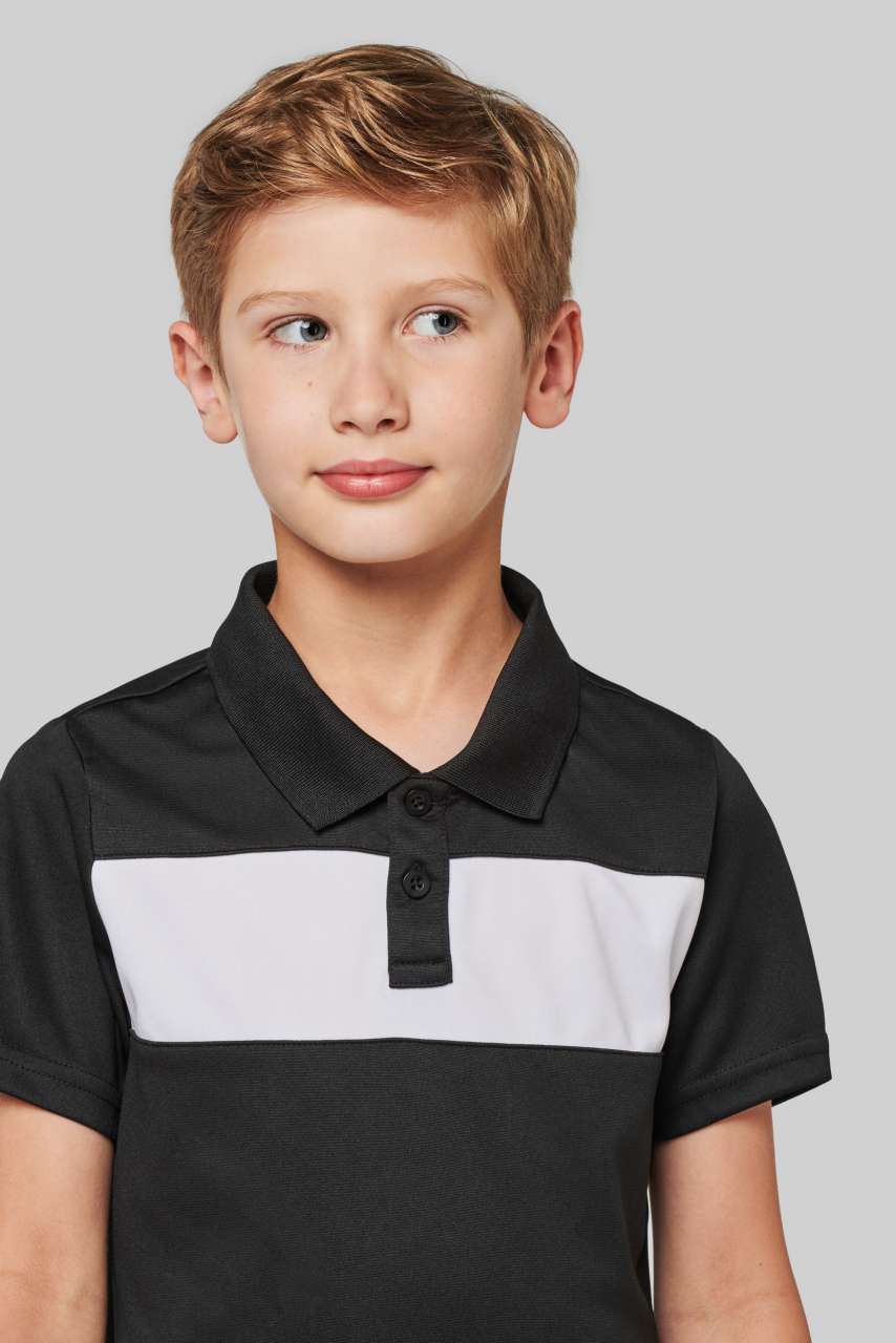 PA494 KIDS' SHORT SLEEVE POLO SHIRT – Obrázok 3