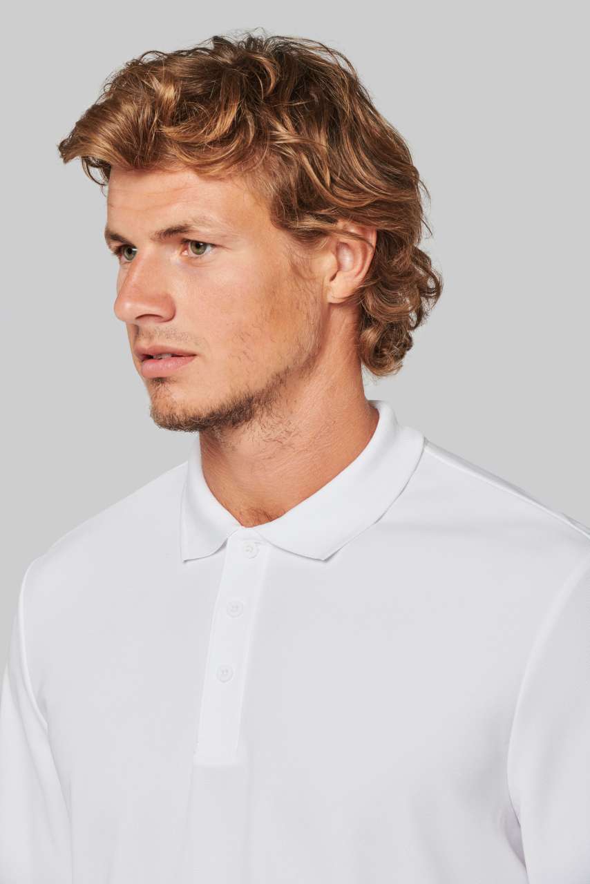 PA495 ADULT COOL PLUS® LONG-SLEEVED POLO SHIRT – Obrázok 3
