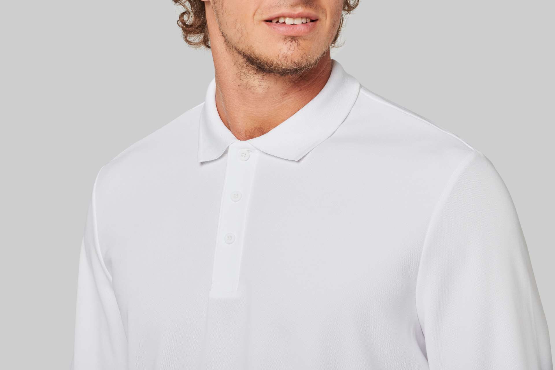 PA495 ADULT COOL PLUS® LONG-SLEEVED POLO SHIRT – Obrázok 6