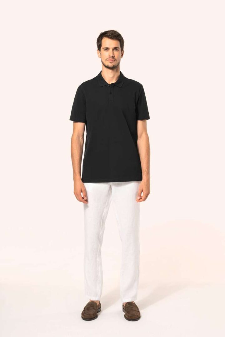 MEN'S SHORT-SLEEVED SUPIMA® POLO SHIRT – Obrázok 8