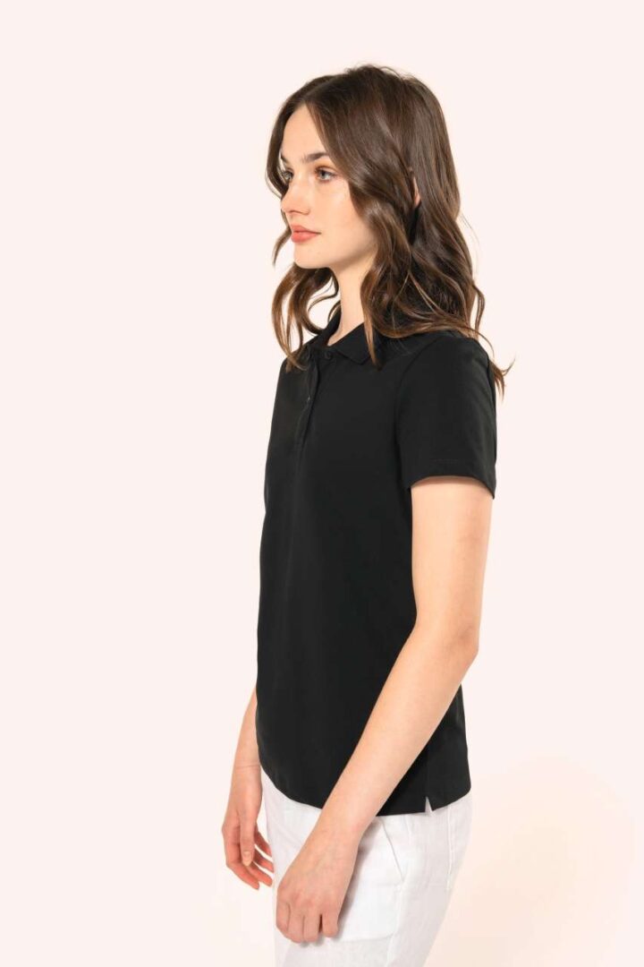 LADIES' SHORT-SLEEVED SUPIMA® POLO SHIRT – Obrázok 6