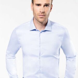 PK502 MEN'S PINPOINT OXFORD LONG-SLEEVED SHIRT
