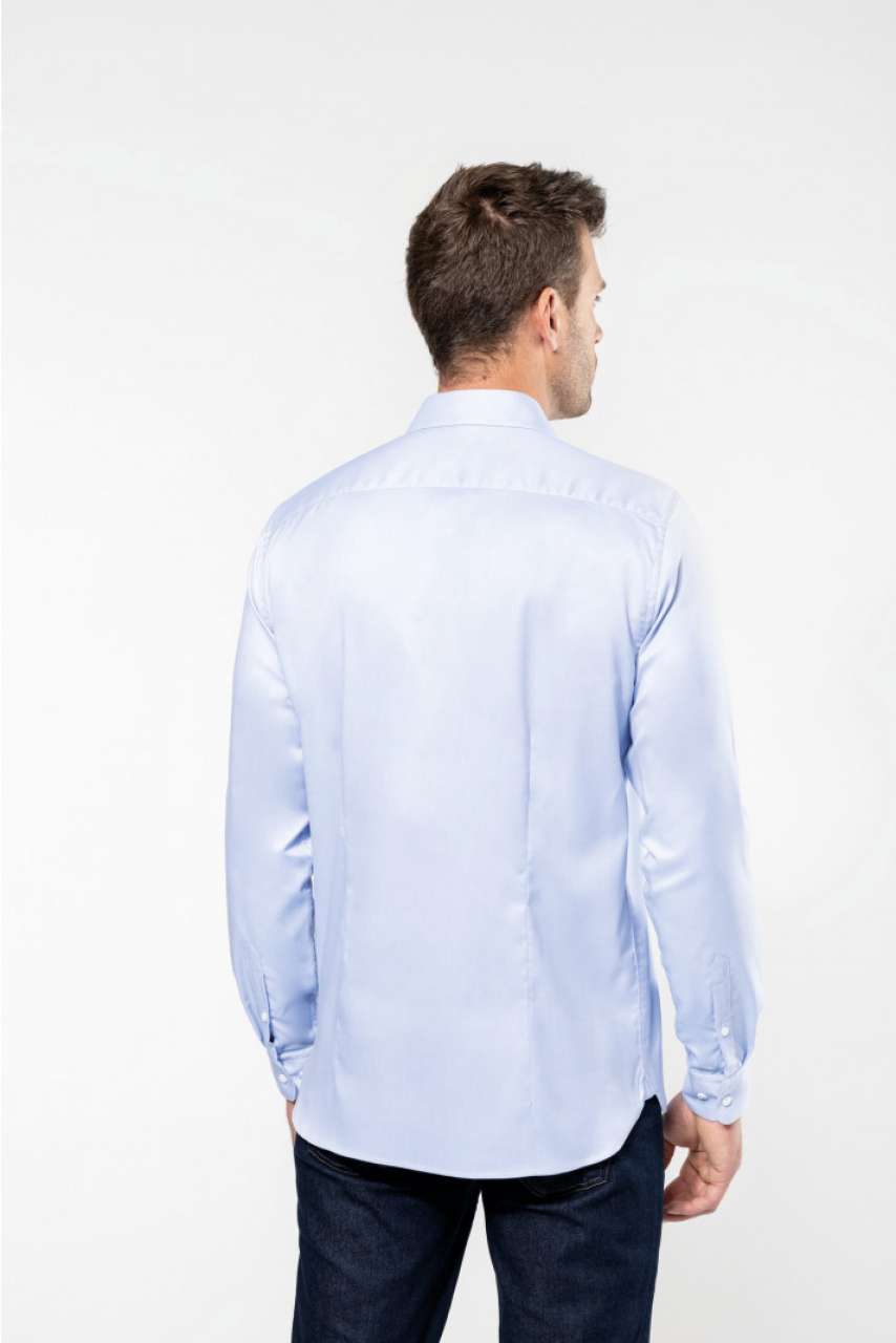 PK502 MEN'S PINPOINT OXFORD LONG-SLEEVED SHIRT – Obrázok 8