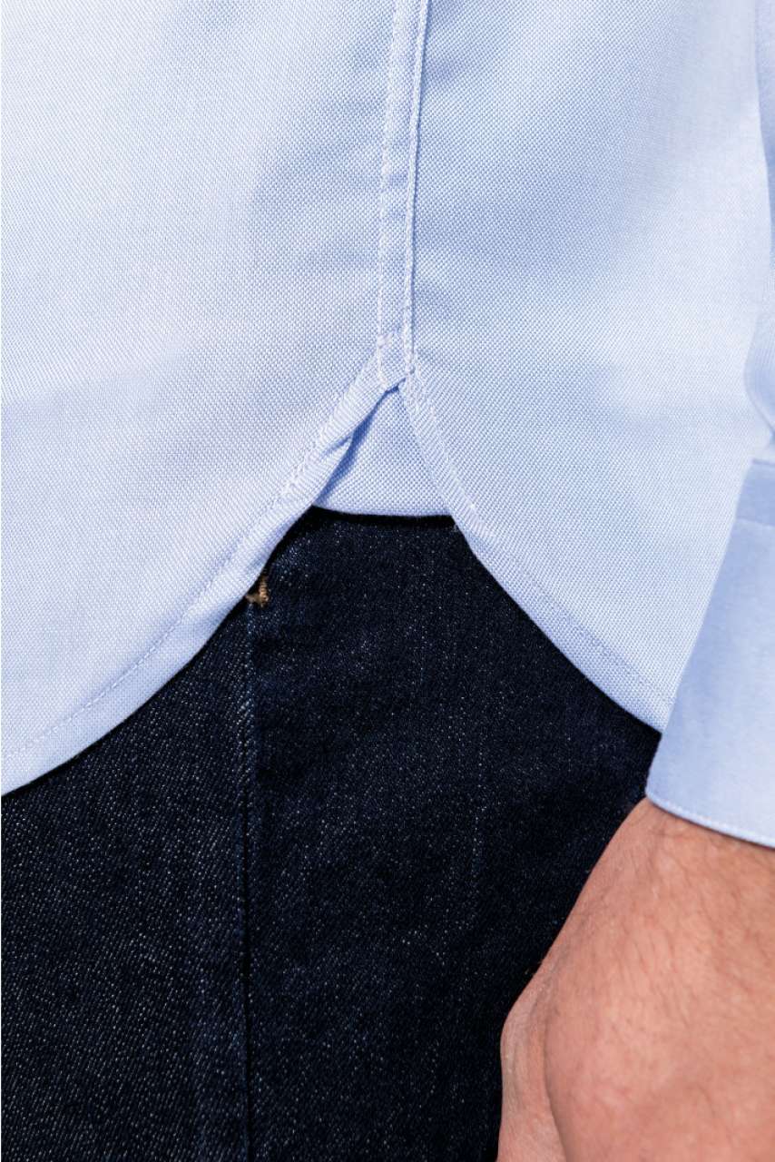PK502 MEN'S PINPOINT OXFORD LONG-SLEEVED SHIRT – Obrázok 10