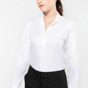 PK507 LADIES' LONG-SLEEVED TWILL SHIRT
