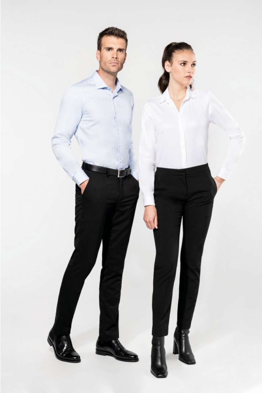 PK507 LADIES' LONG-SLEEVED TWILL SHIRT – Obrázok 2
