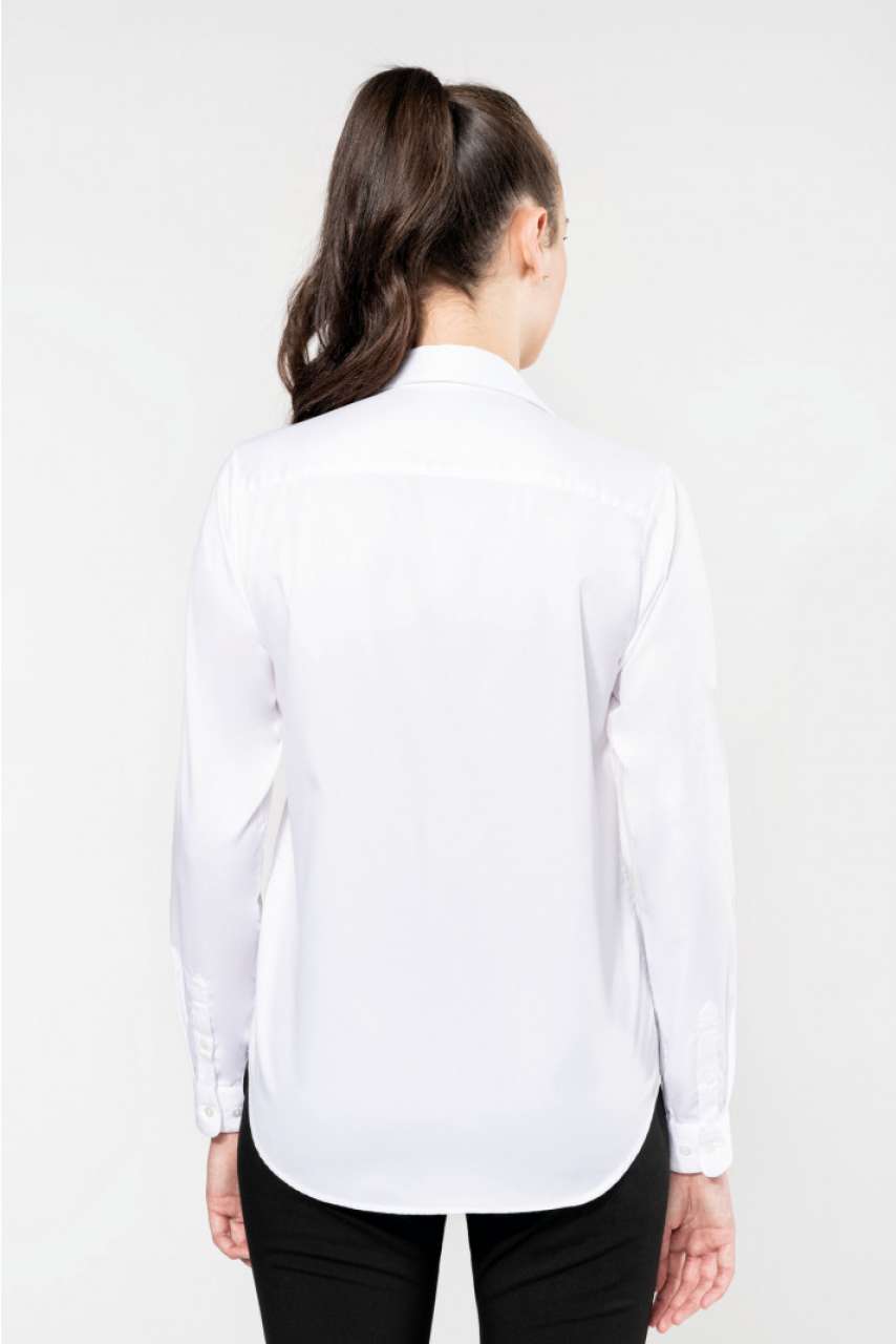 PK507 LADIES' LONG-SLEEVED TWILL SHIRT – Obrázok 8