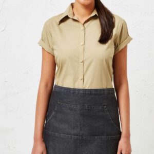 PR125 JEANS STITCH DENIM WAIST APRON