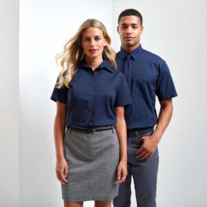 PR202 MEN'S SHORT SLEEVE POPLIN SHIRT