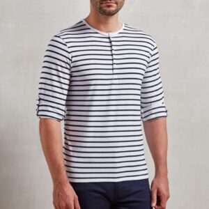 PR218 MEN'S LONG JOHN ROLL SLEEVE TEE