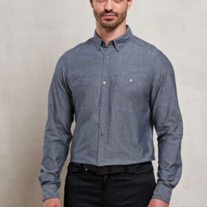 PR247 MEN'S ORGANIC CHAMBRAY FAIRTRADE SHIRT