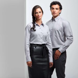 PR334 WOMEN'S LONG SLEEVE SIGNATURE OXFORD BLOUSE