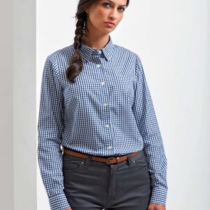 PR352 'MAXTON' CHECK WOMEN'S LONG SLEEVE SHIRT