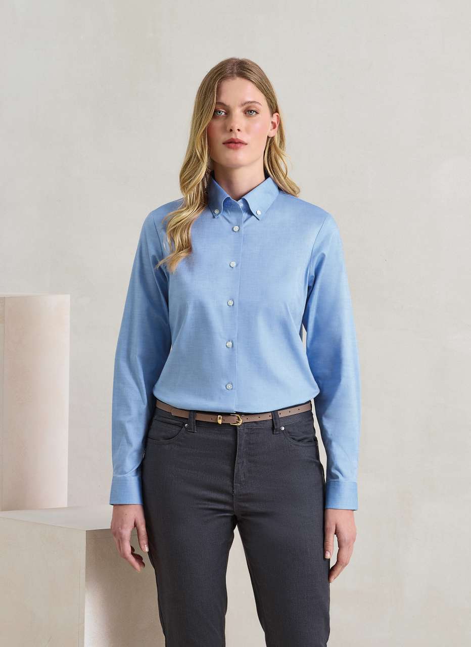 SUPREME’ OXFORD WOMEN’S LONG SLEEVE SHIRT – Obrázok 5
