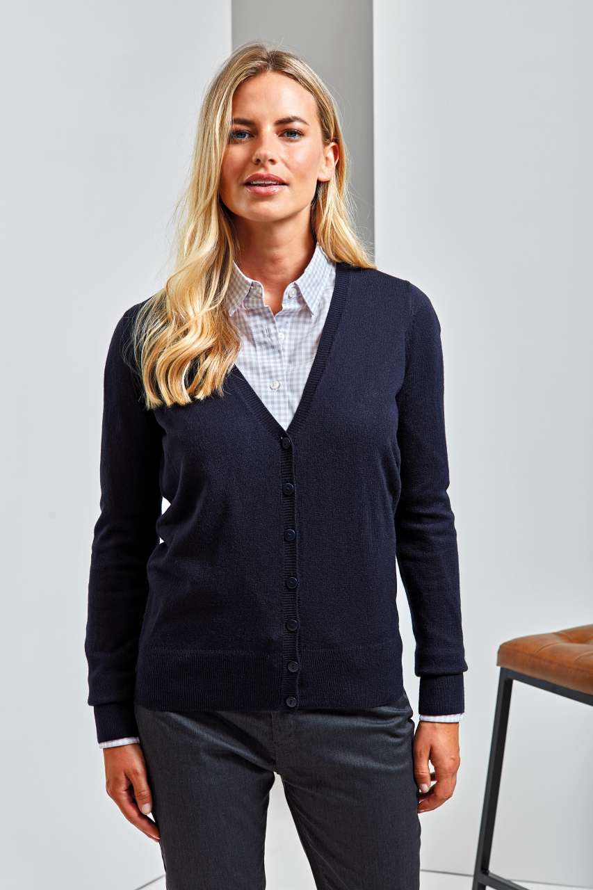 PR402 'ESSENTIAL' ACRYLIC WOMEN'S CARDIGAN