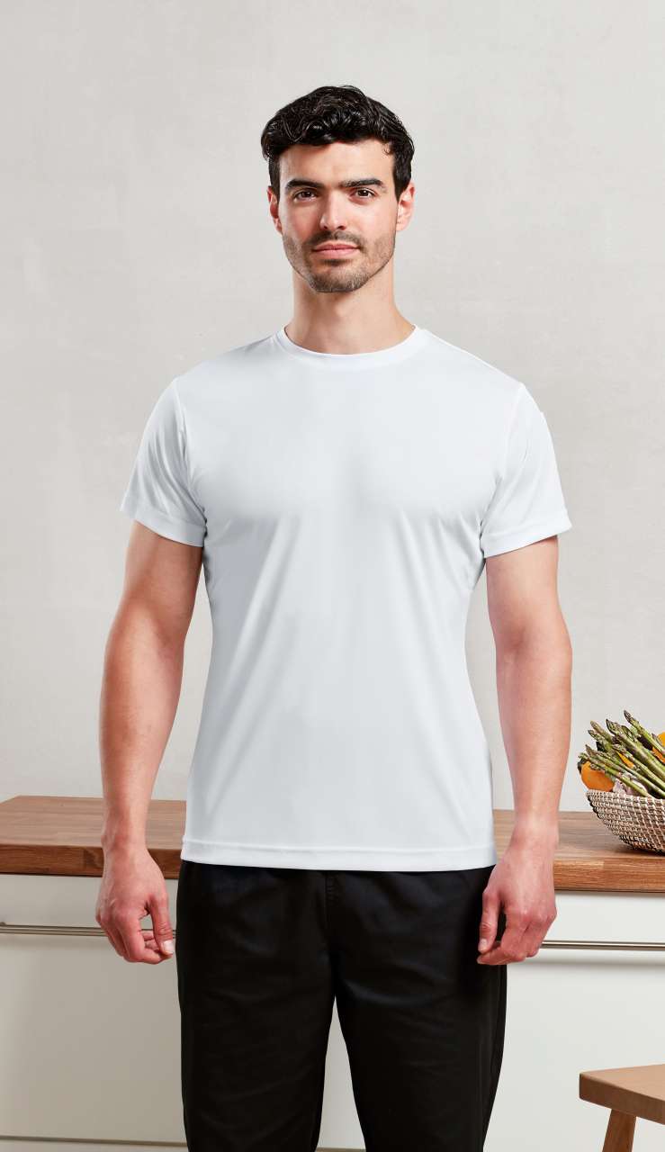 PR649 COOLCHECKER® CHEF’S T-SHIRT (MESH BACK)