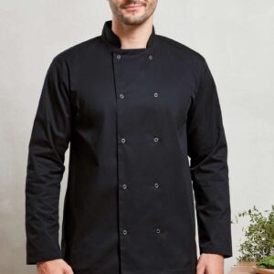PR665 CHEF'S LONG SLEEVE STUD JACKET