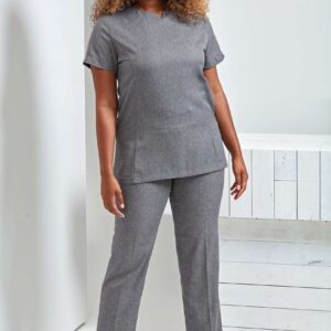 PR688 ‘VIOLA' LINEN-LOOK CUT NECK BEAUTY TUNIC