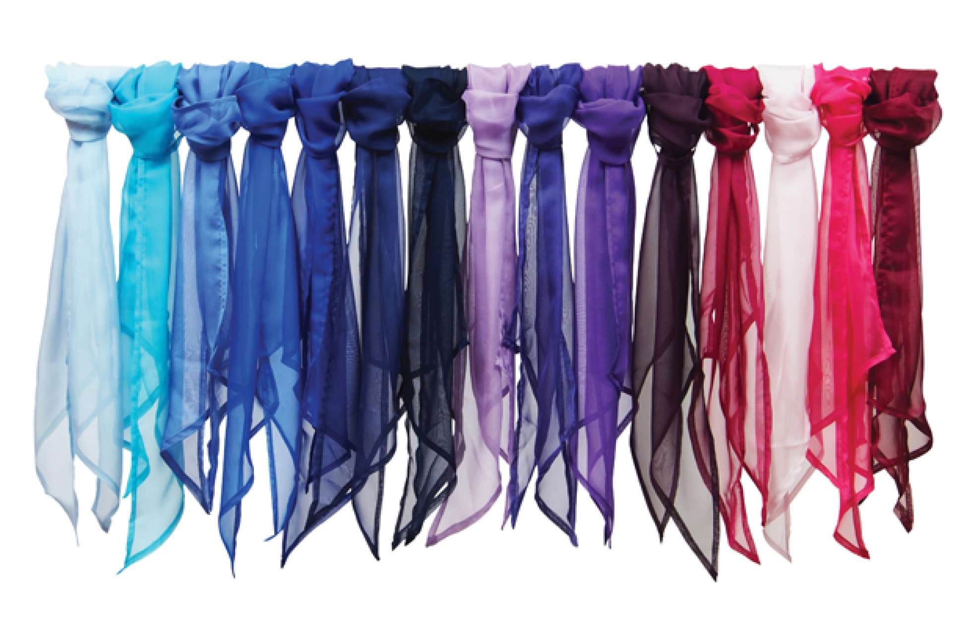 PR740 'COLOURS COLLECTION' PLAIN CHIFFON SCARF – Obrázok 3