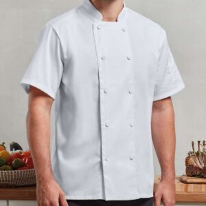 PR902 CHEF'S COOLCHECKER® SHORT SLEEVE JACKET