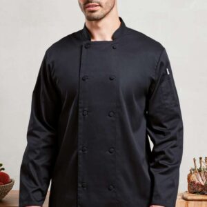 PR903 CHEF'S LONG SLEEVE COOLCHECKER® JACKET WITH MESH BACK PANEL