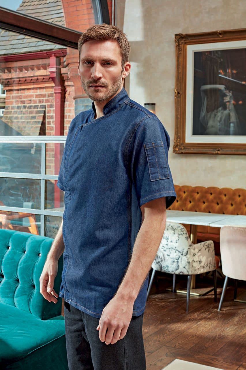 PR906 CHEF'S ZIP-CLOSE SHORT SLEEVE JACKET – Obrázok 4