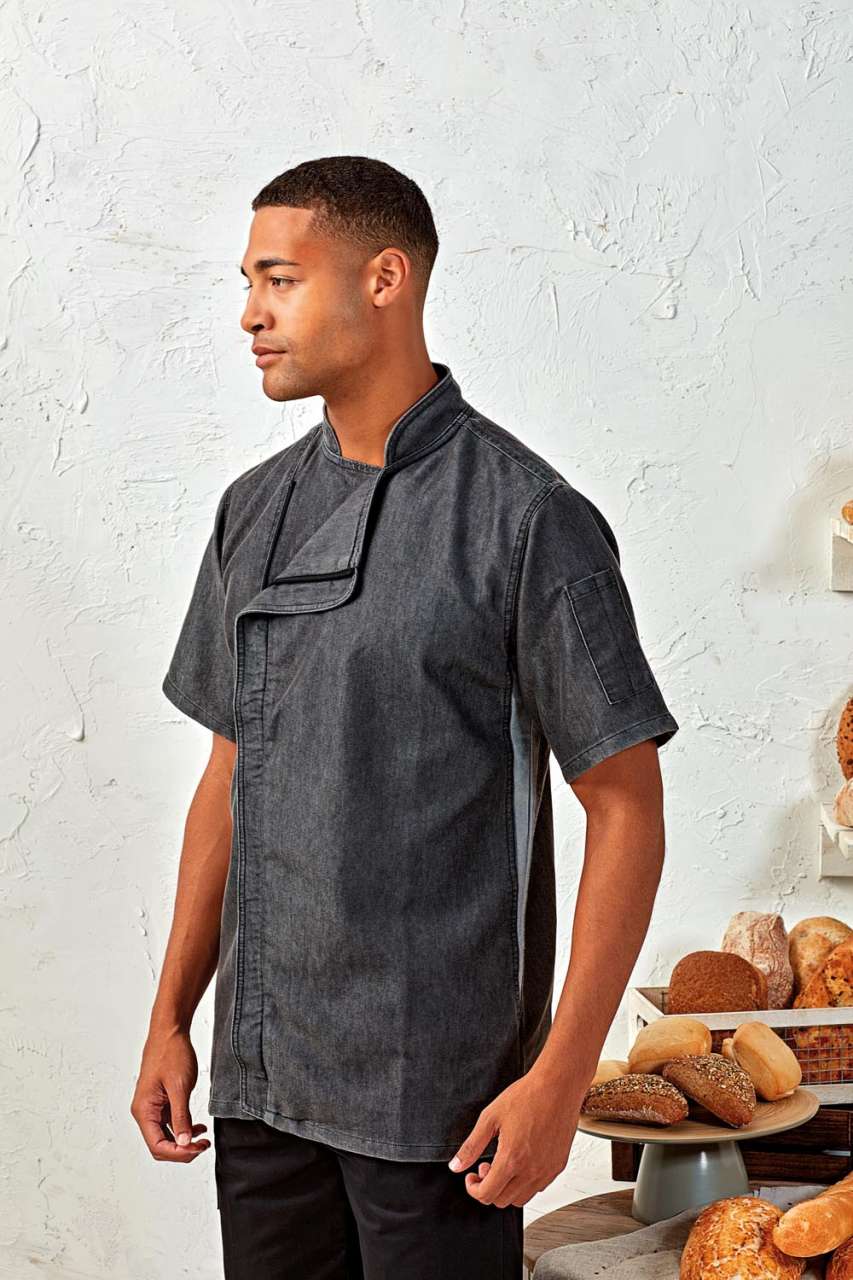 PR906 CHEF'S ZIP-CLOSE SHORT SLEEVE JACKET – Obrázok 5