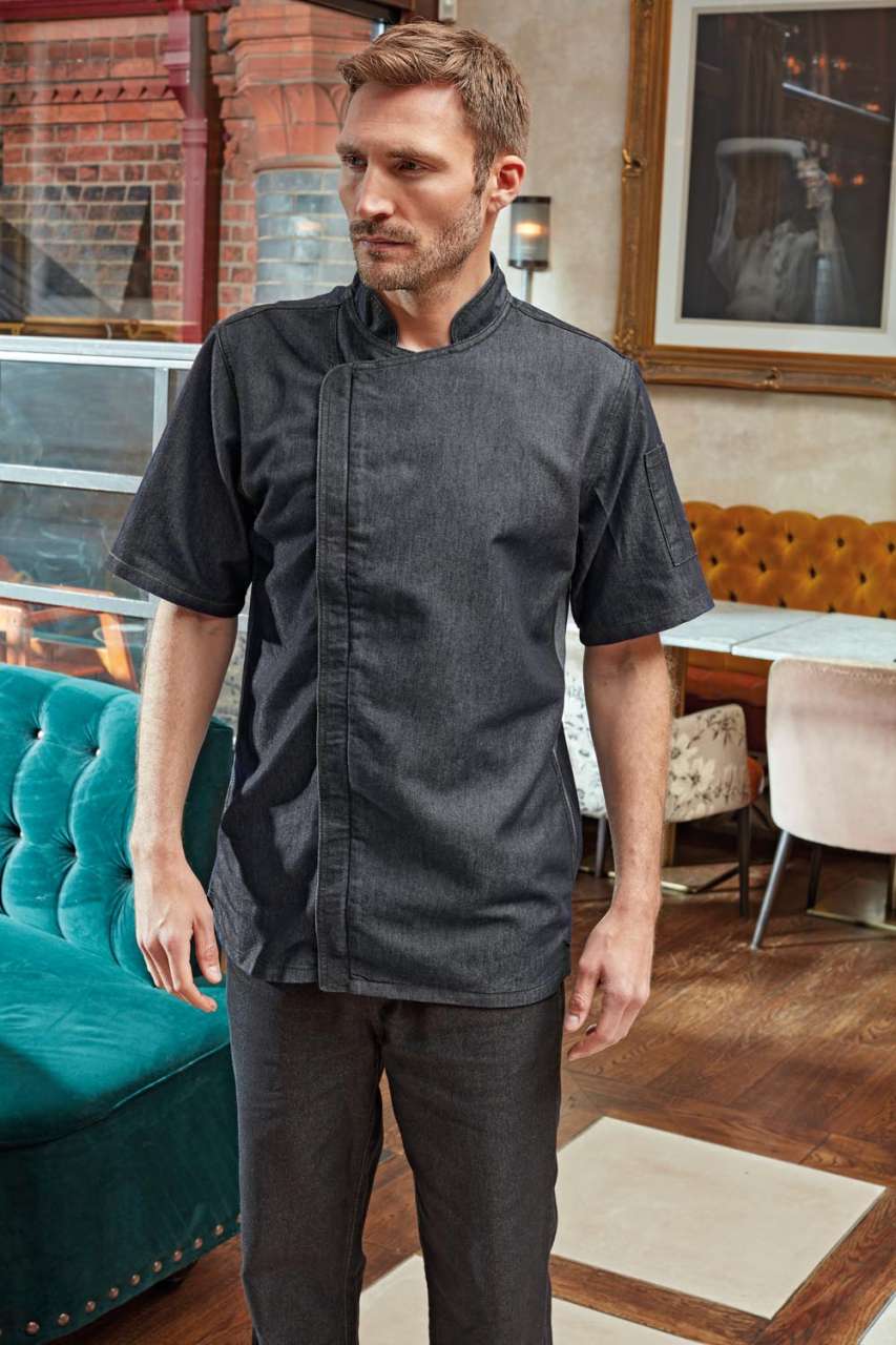 PR906 CHEF'S ZIP-CLOSE SHORT SLEEVE JACKET – Obrázok 7