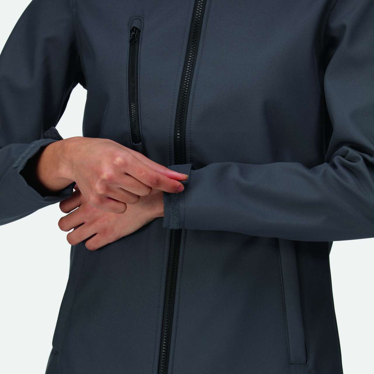 RETRA613 WOMEN'S ABLAZE 3 LAYER PRINTABLE SOFTSHELL JACKET