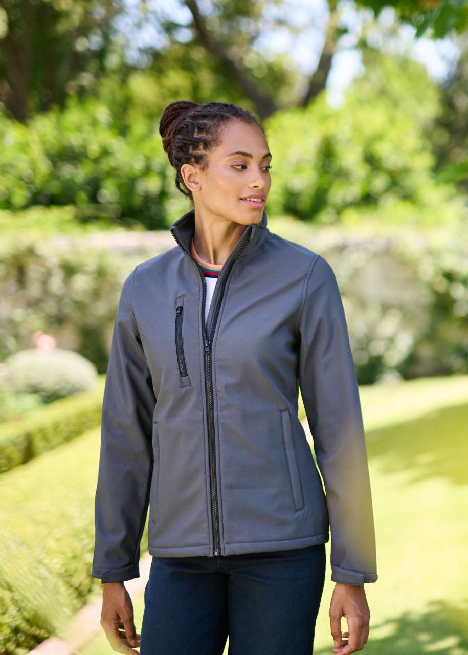 RETRA613 WOMEN'S ABLAZE 3 LAYER PRINTABLE SOFTSHELL JACKET – Obrázok 3