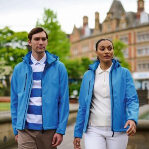 RETRA701 VENTURER 3 LAYER HOODED PRINTABLE SOFTSHELL JACKET