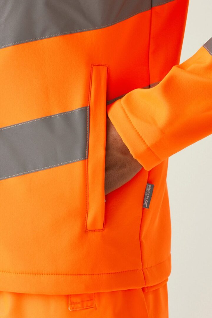 HI-VIS PRO CONTRACT ABLAZE 2 LAYER SOFTSHELL JACKET (CLASS 3) – Obrázok 3