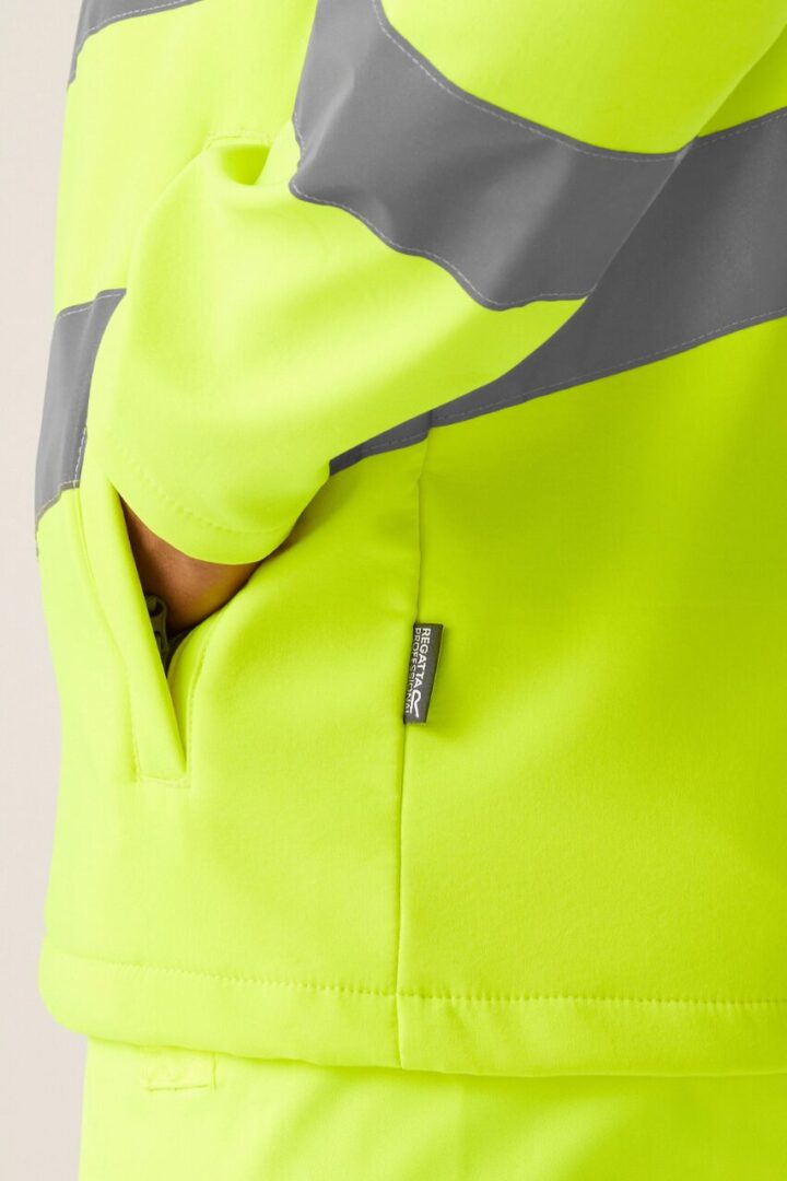 HI-VIS PRO CONTRACT ABLAZE 2 LAYER SOFTSHELL JACKET (CLASS 3) – Obrázok 4