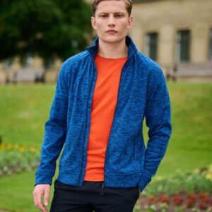 RETRF603 THORNLY MEN - FULL ZIP MARL FLEECE