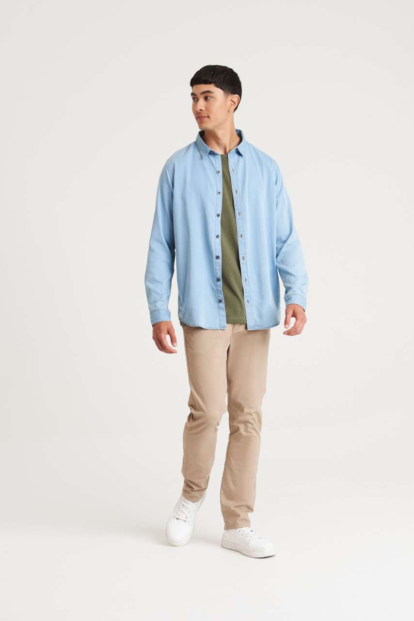 SD040 JACK DENIM SHIRT – Obrázok 3