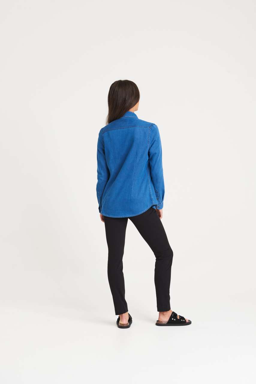 SD045 LUCY DENIM SHIRT – Obrázok 4